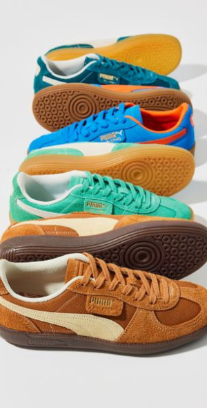 Puma - Palermo Vintage Sneaker in Caramel Latte/Creamy