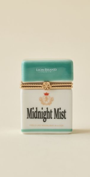 Cigarette Pack Porcelain Pill Case in Blue at Urban Outfitters